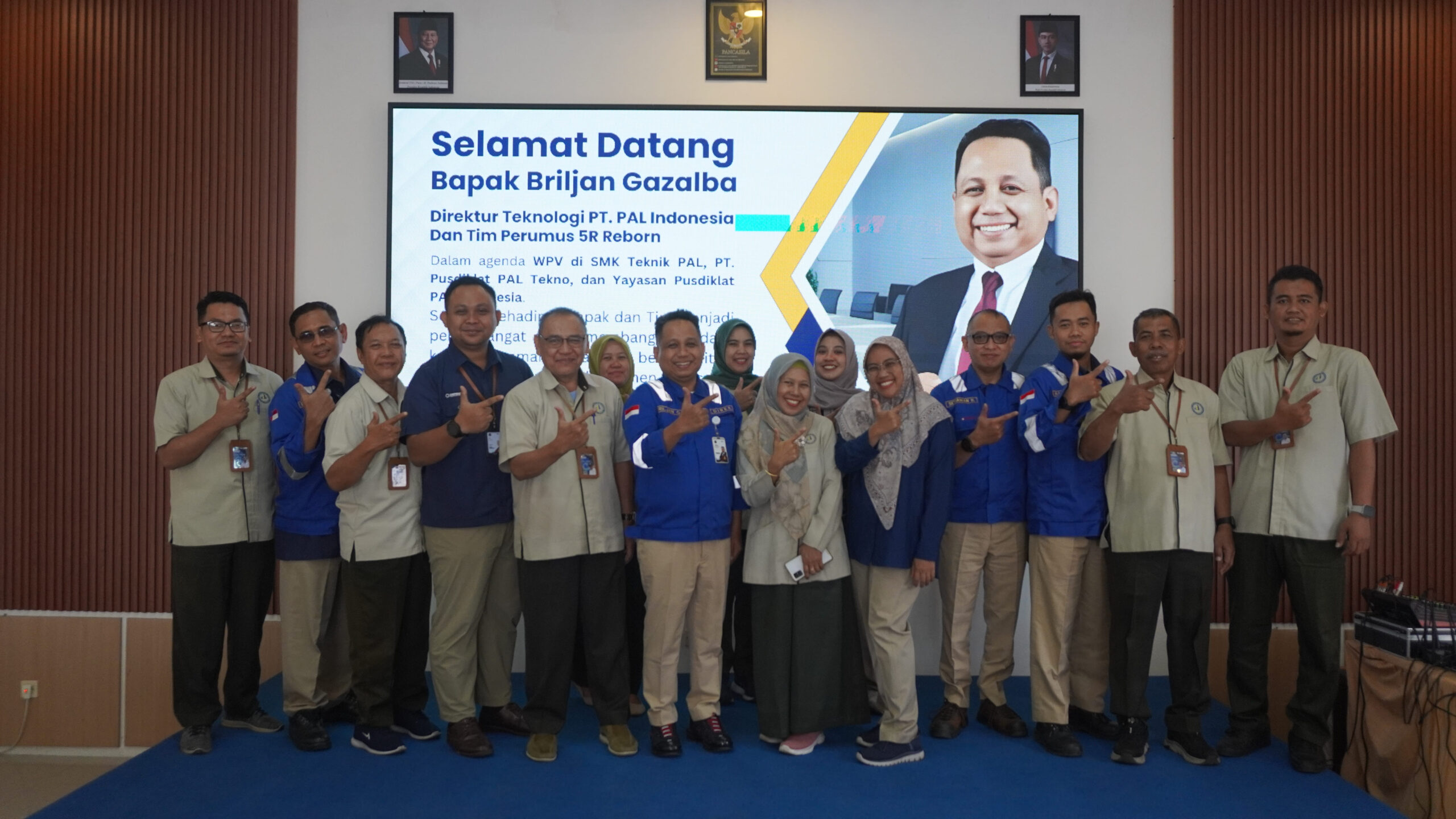WPV (Work Place Play Visit) 5R Reborn oleh CTO dan Tim 5R Yayasan Pusdiklat PAL Indonesia